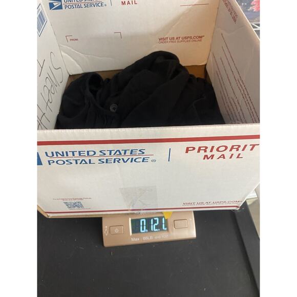 Torrid Fit & Flare Rayon Slub Button Up 3/4 Sleeve Black Size 4X - Picture 10 of 10